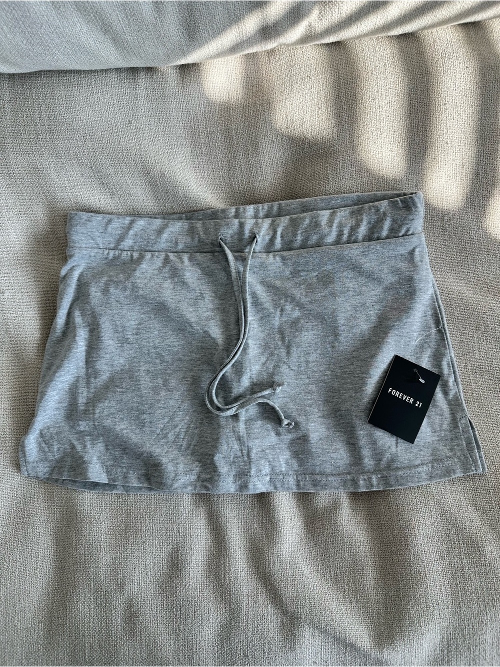 Forever 21 Gray Drawstring Skort